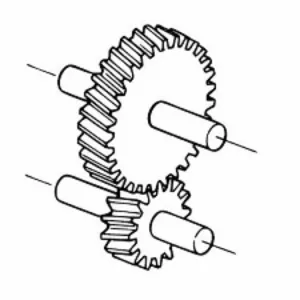 image schema engrenages hélicoïdaux